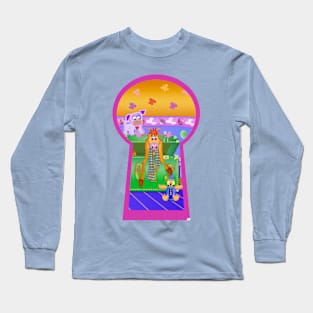 Hide and peek friends-6 Long Sleeve T-Shirt